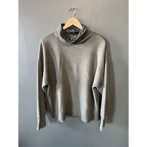 Aerie Womens Green Turtleneck Long Sleeve Pullover Sweatshirt Size Small